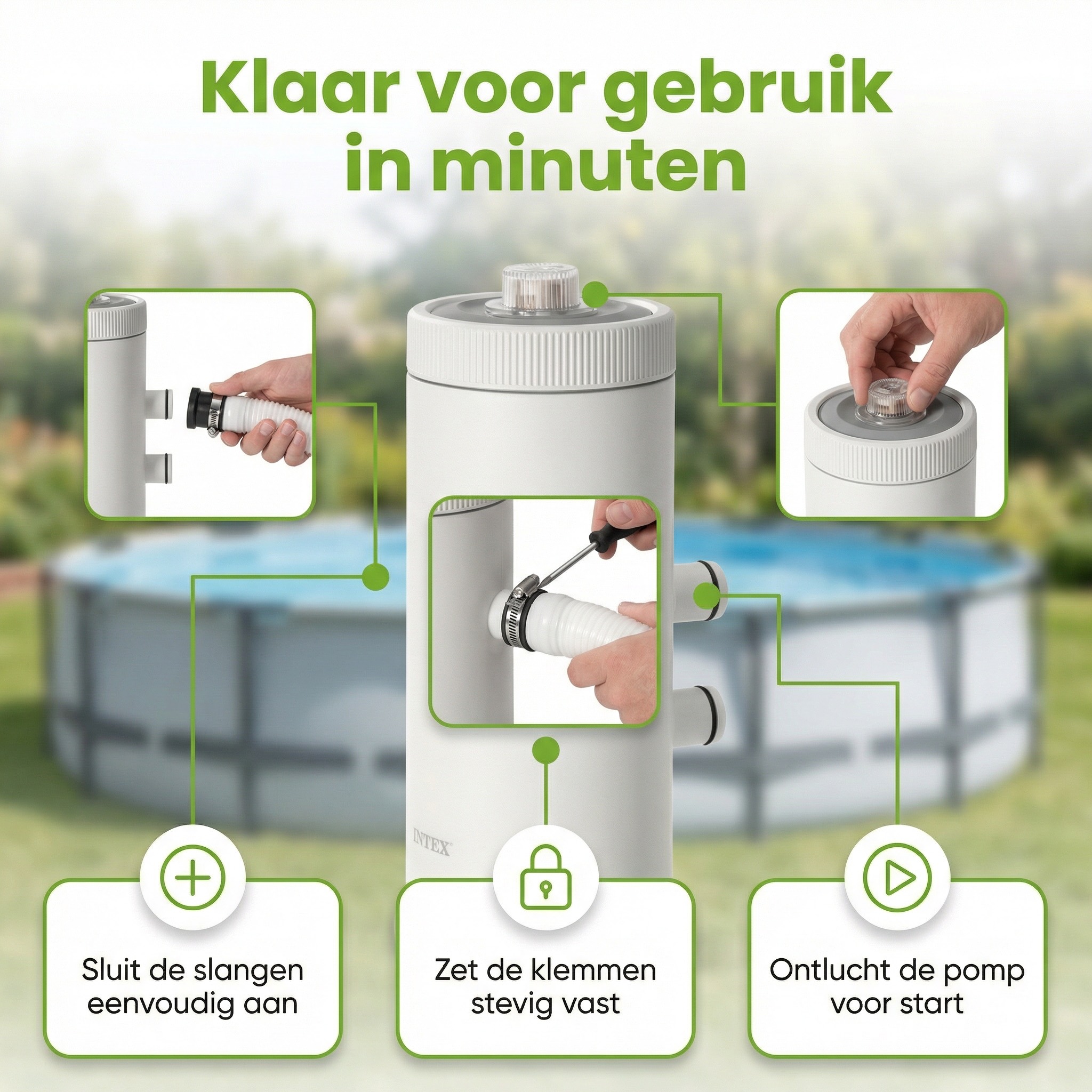 Intex C900 filterpomp - 3.407 l/u