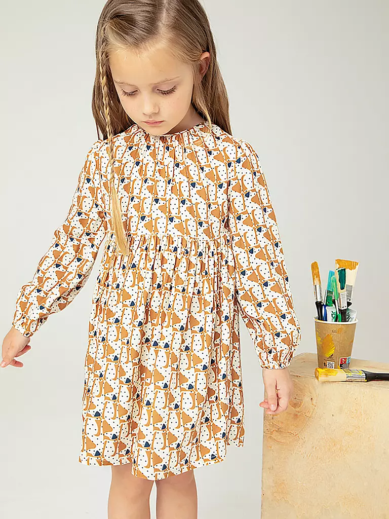 MAYORAL Mädchen Kleid hellbraun