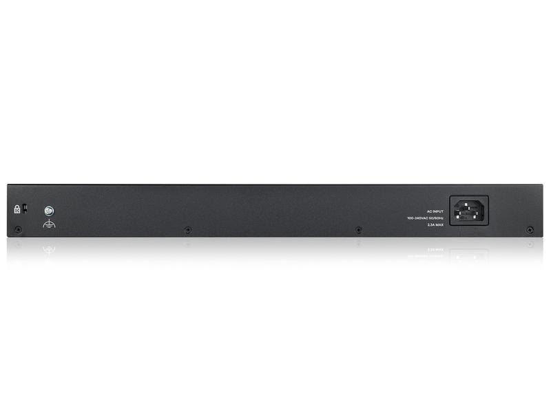 Zyxel PoE  Switch GS1900-24HP V2 26 Port Web-managed Switch mit 24 PoE-fähigen Gigabit-Ports