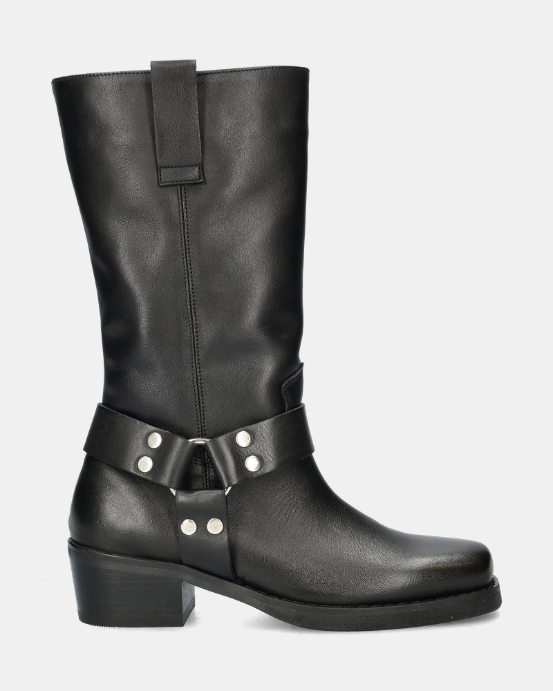 Nelson Bikerboots  - zwart