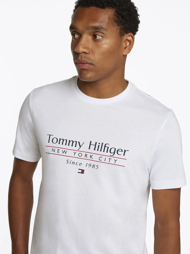 Tommy Hilfiger HILFIGER CENTER STACK TEE White