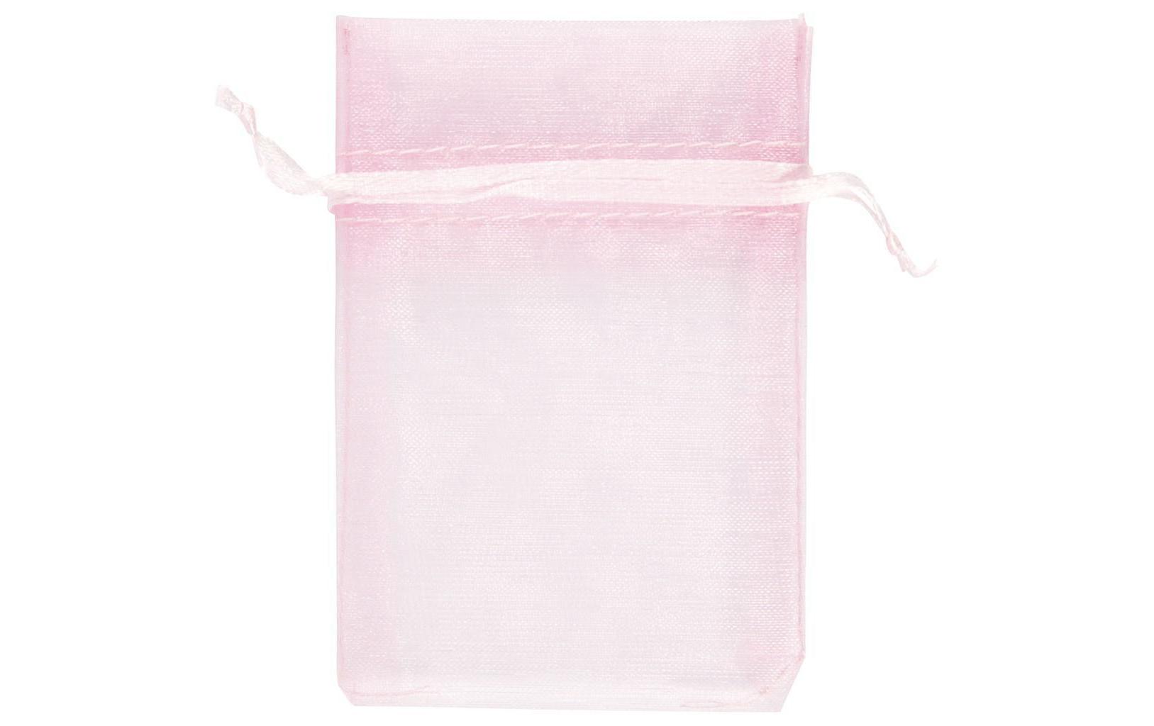 Organzabeutel Organza 7 x 10 cm 10 Stück, RosaOrganzasäckchen