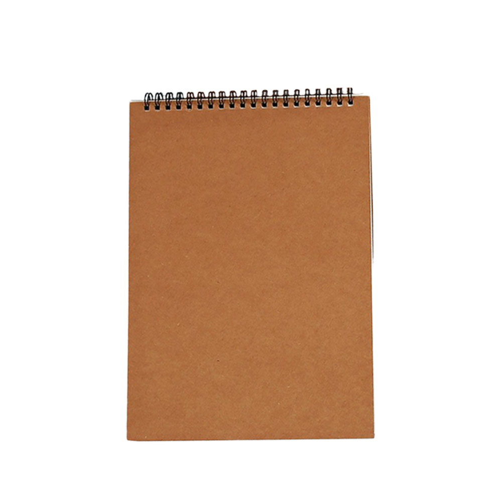 A5 Skizzenbuch 30 Seiten Spiral Block (160g/m2) - Braun