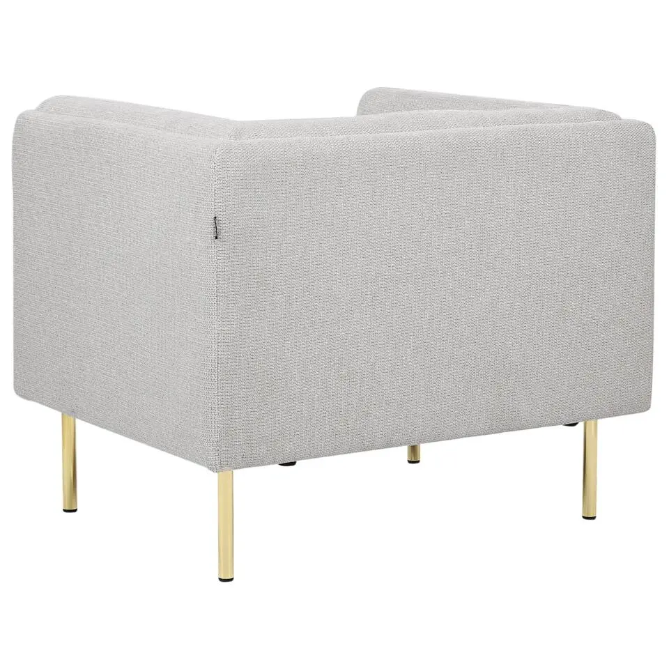 MOEN - Fauteuil - Grijs - Stof