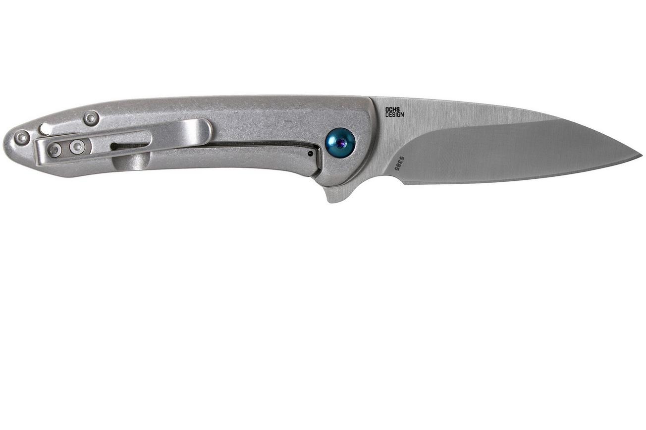 CRKT Delineation Silver 5385 zakmes, Eric Ochs design
