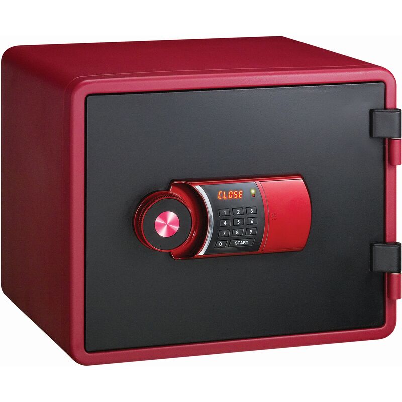 Rieffel Feuerschutztresor VT-FS, 42.4 x 38.8 x 34.4 cm, magenta, 42.4 x 38.8 x 34.4 cm, magenta