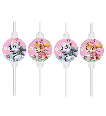 Decorata Party Strohhalme - 4er-Pack - Paw Patrol Skye Ente Ever