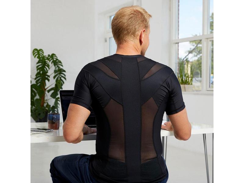 Anodyne Posture Shirt 2.0 Herren schwarz S Ergonomisches Haltungsshirt für eine gute Körperhaltung