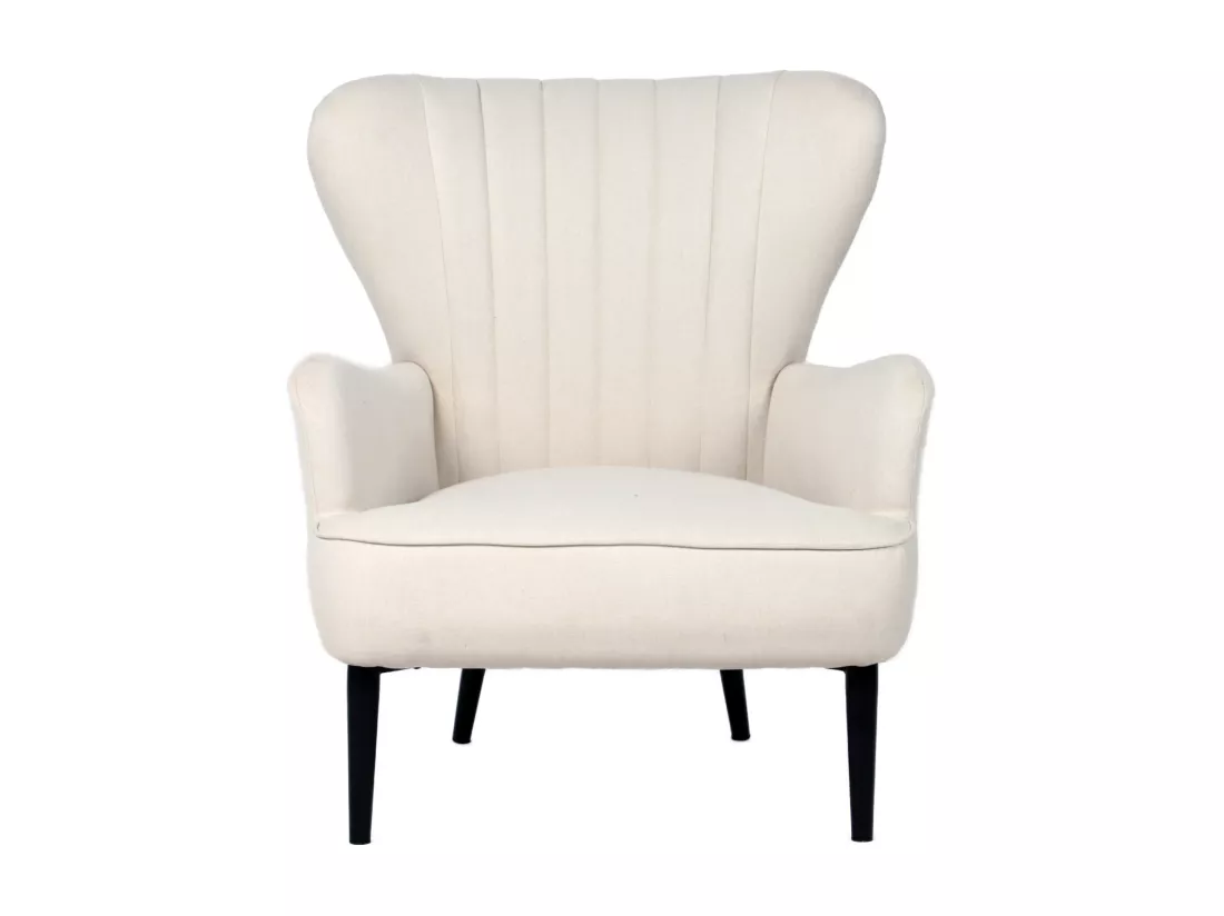 Fauteuil à oreilles rembourré