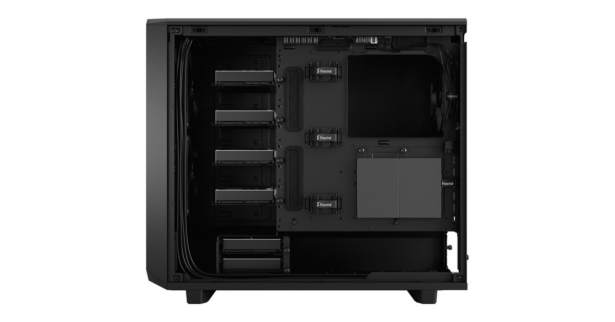 Fractal DesignMeshify 2 midi tower behuizing  (Zwart | 2x USB-A | 1x USB-C)