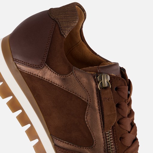 Gabor sneakers cognac Suede
