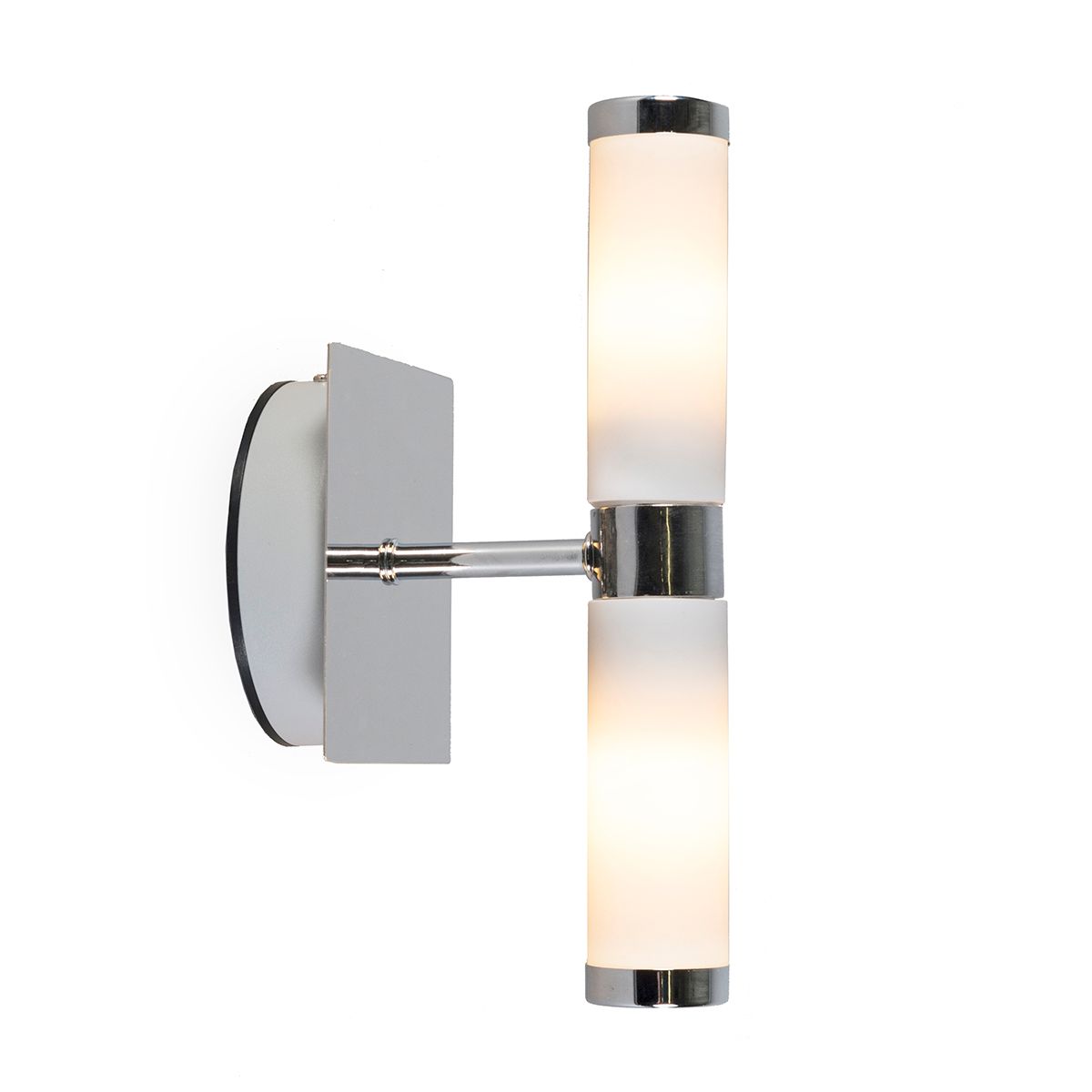 Smart wandlamp chroom IP44 incl. 2 Wifi G9 - Bath