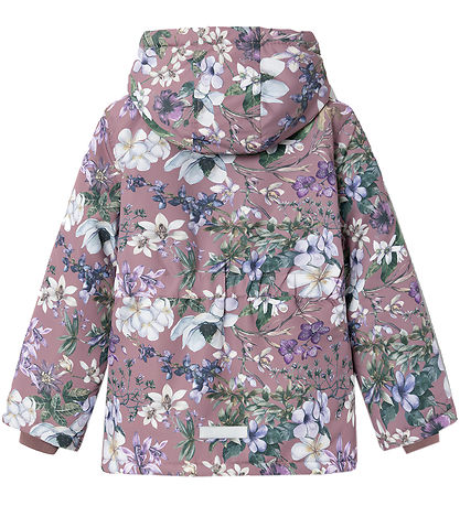 Name It Steppjacke - NkfMaxi - Grape Shake/Flower