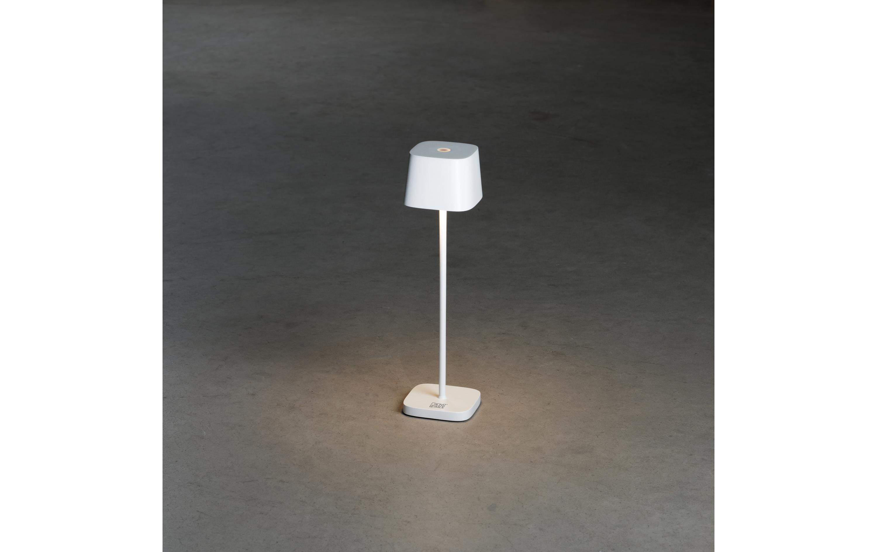Akku-Tischleuchte Capri Mini USB, 2200-3000K, 2.2 W, WeissOutdoor-Leuchte