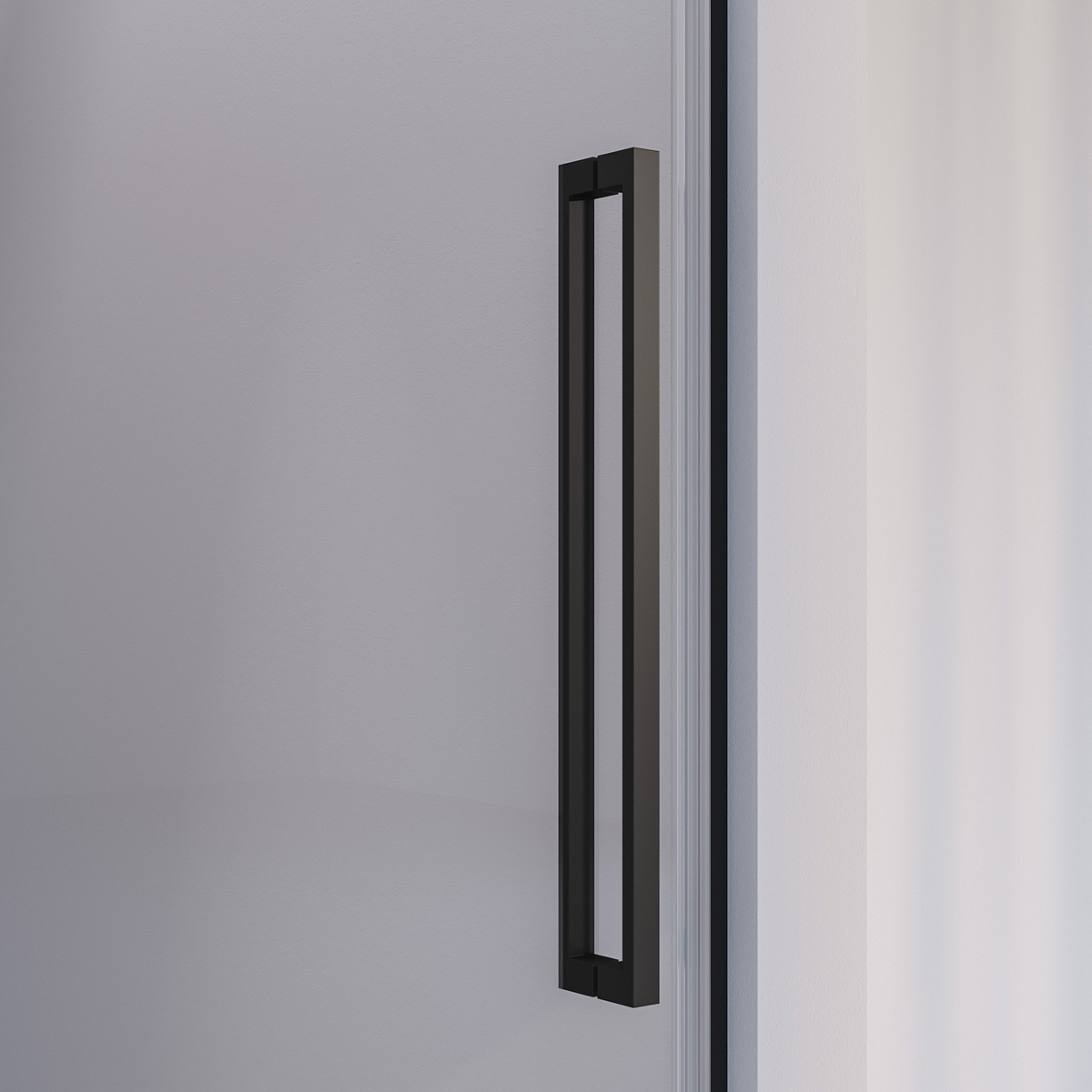 Brauer Season nisdeur met draaideur 60cm zwart mat