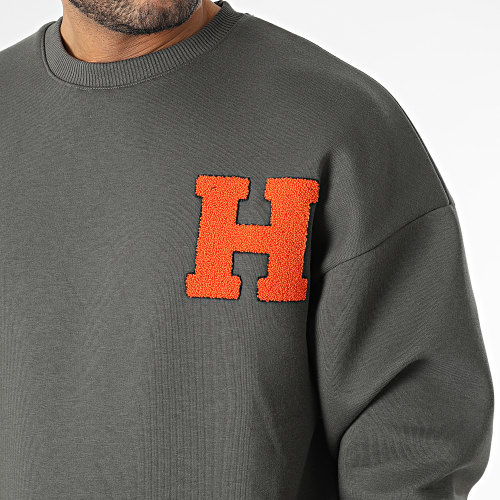 Sweat Crewneck Vert Kaki Foncé