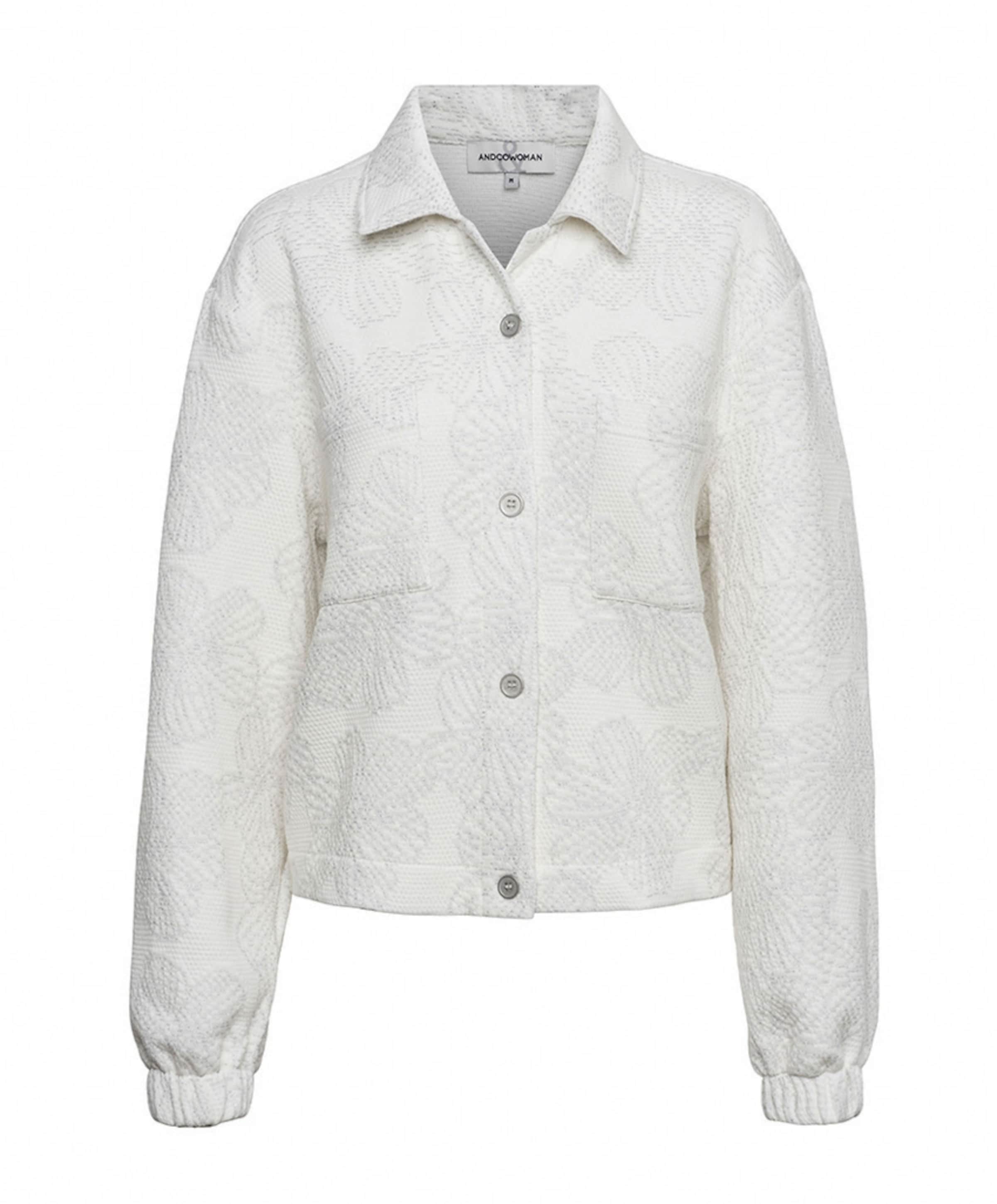 &Co Woman Dames jas ecru