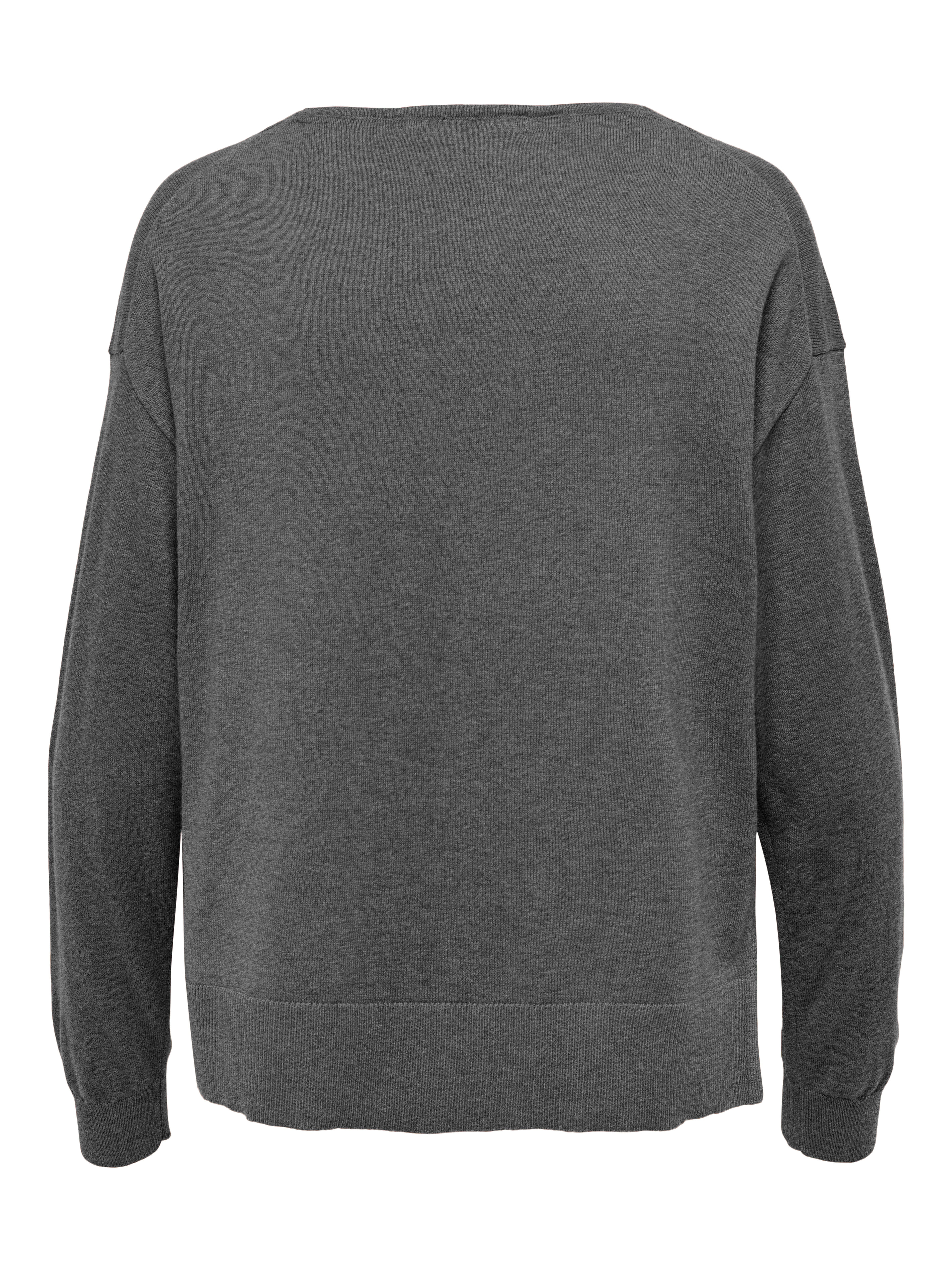 ONLRHIA Strickpullover Medium Grey Melange