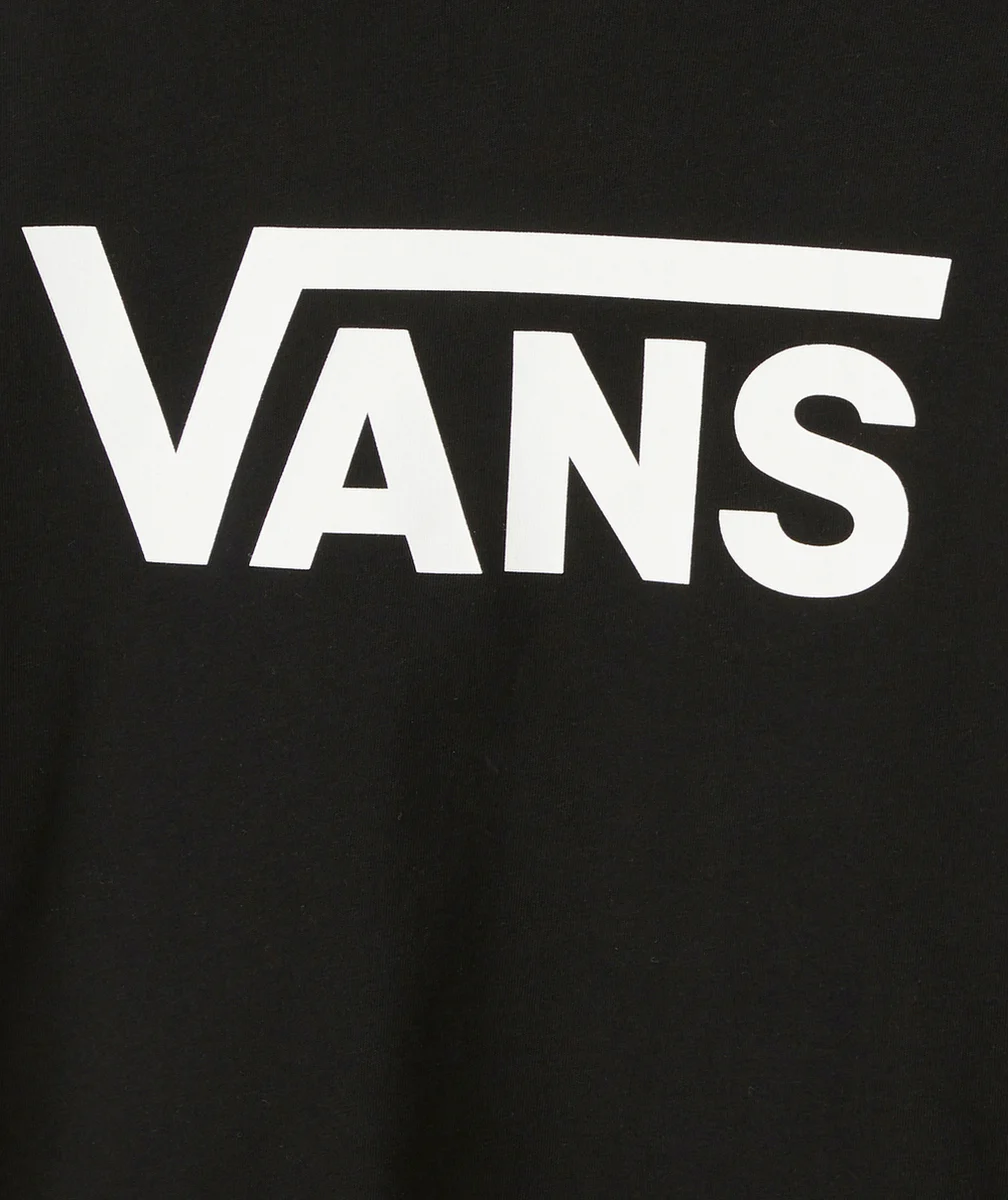 VANST-SHIRT VANS CLASSIC JUNIOR NOIR AVEC LOGO BLANC