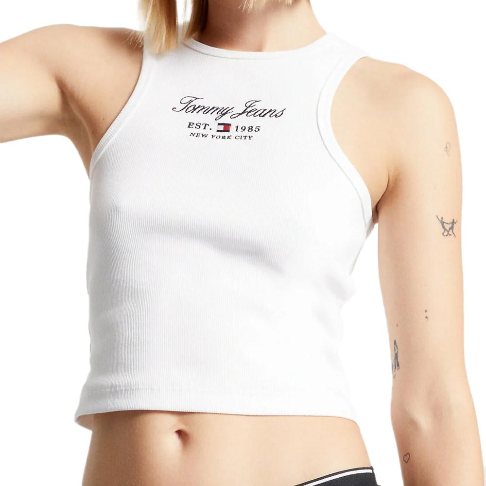 Tommy Hilfiger Débardeur Blanc Femme Tommy Hilfiger Essential