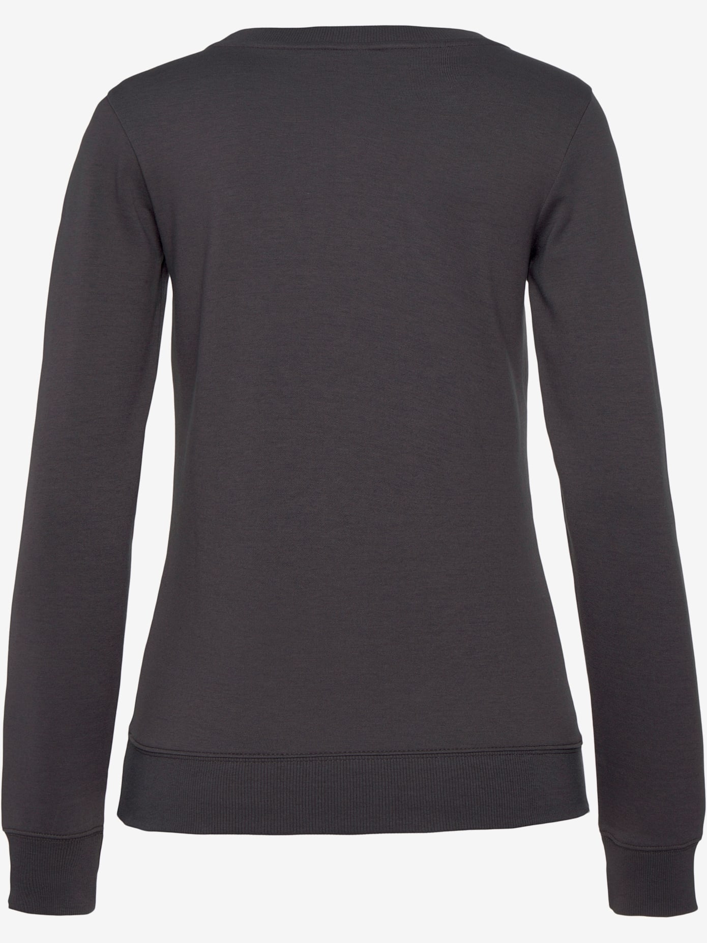 Sweatshirt basique avec logo imprimé et broderie