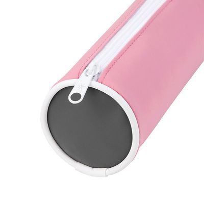 Trousse ronde Rubber - 1 compartiment - 4 coloris disponibles - Viquel