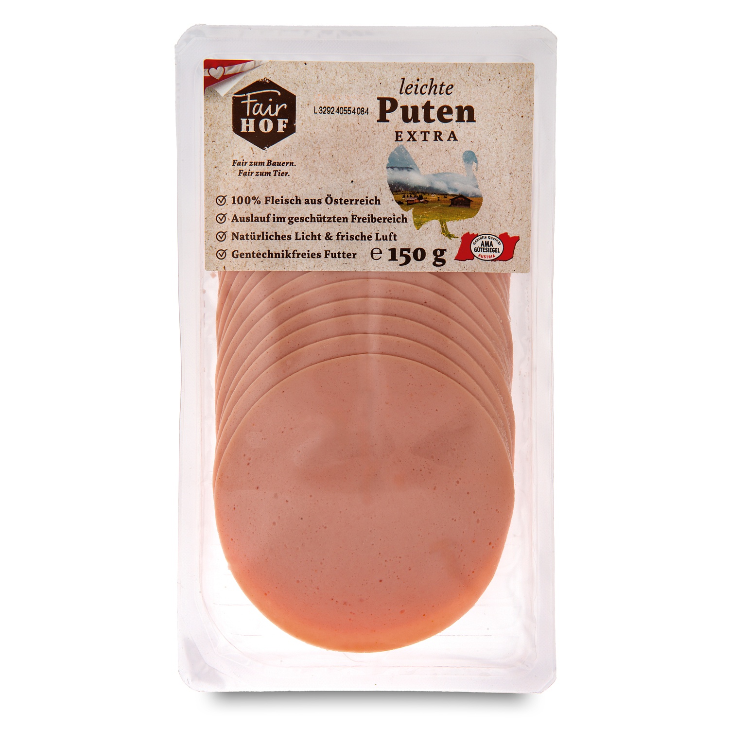 FairHOF Putenaufschnitt leicht, Extra 150 g