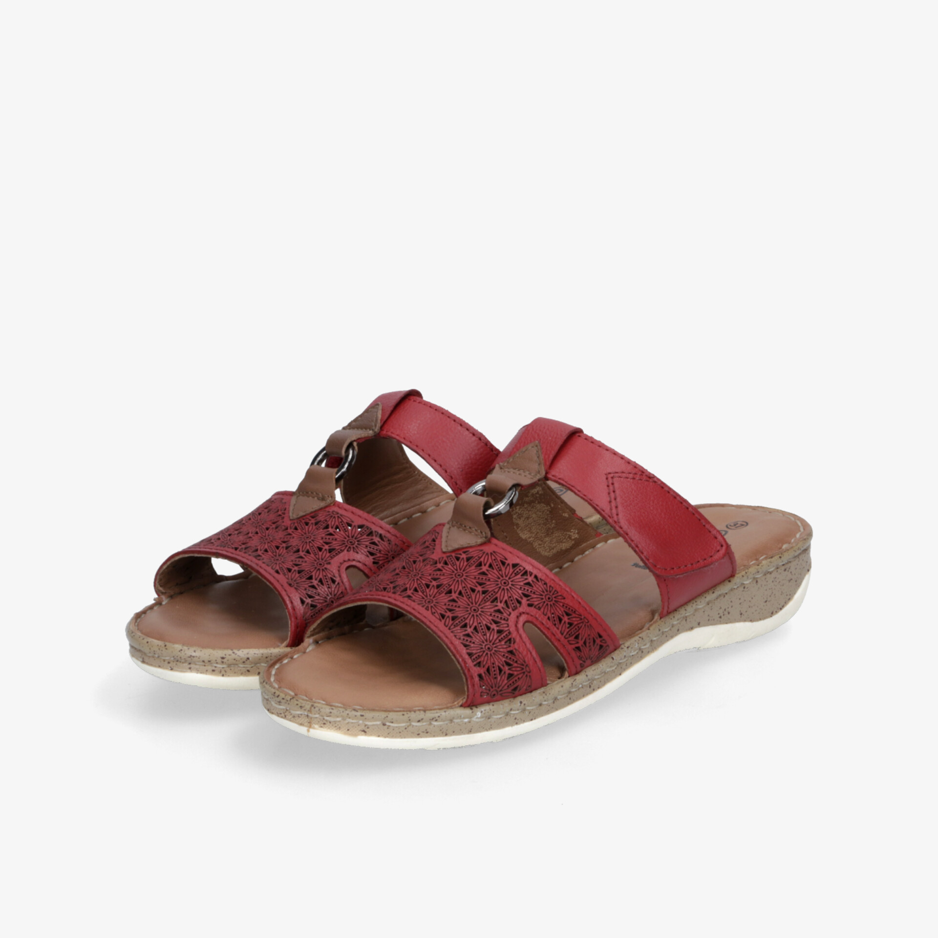 COMFINO Damen Sandalen rot