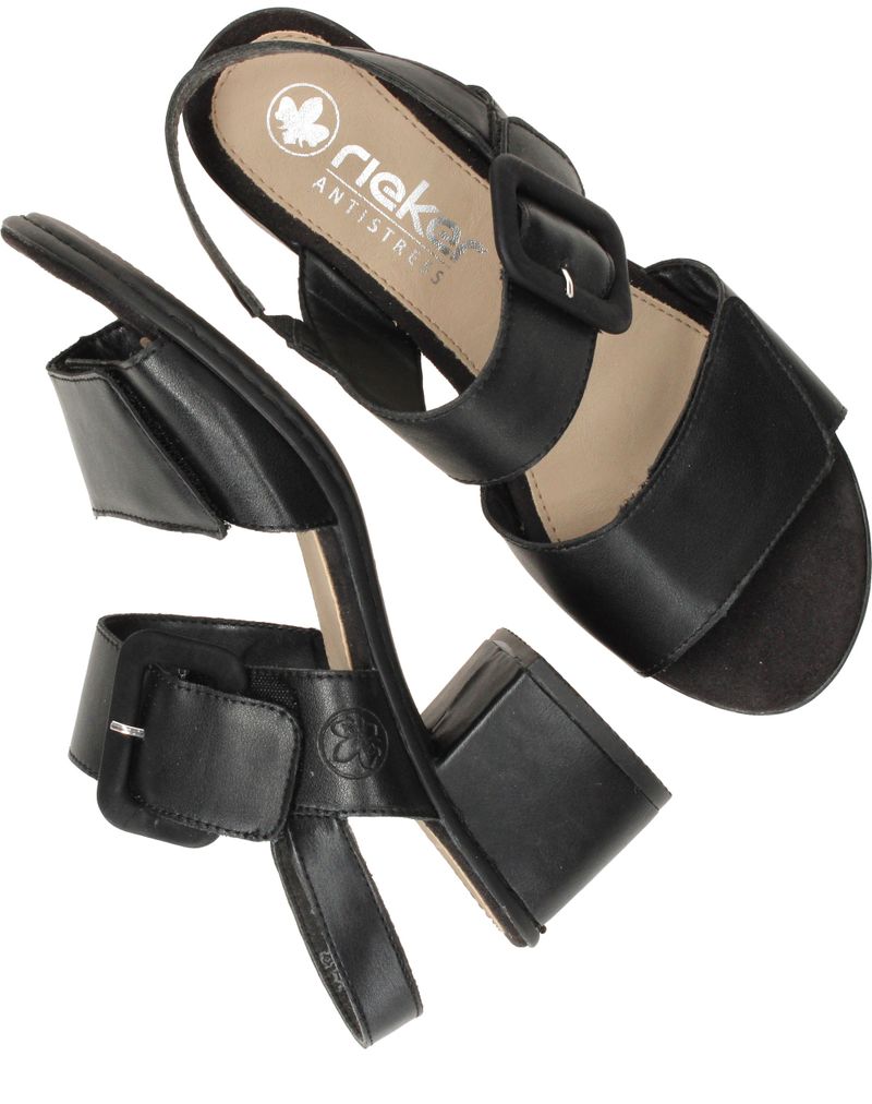 Rieker Sandalettes Zwart Dames