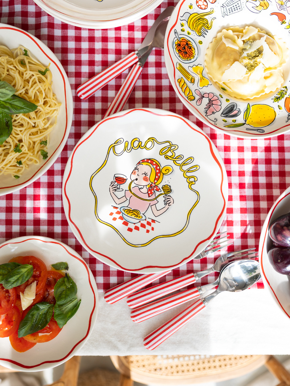 Bord 22cm Pasta Ciao Bella