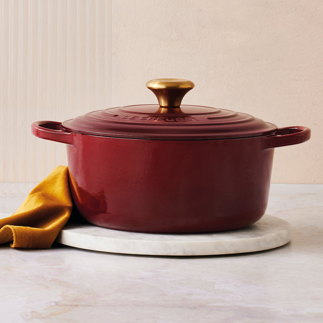 Le Creuset Signature Braadpan Ã 24 cm - Garnet
