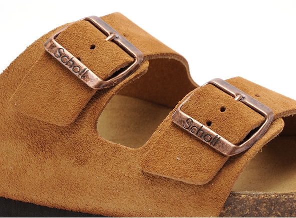 Scholl mules et sabots plats femme josephine c30050 marron