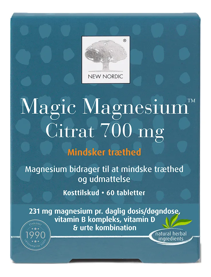 New Nordic Magic Magnesium Citrate - 60 tabl.