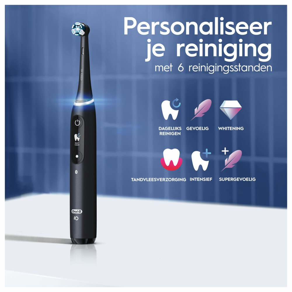 Oral-B Elektrische Tandenborstel iO 8 Duo Violet & Zwart1 set