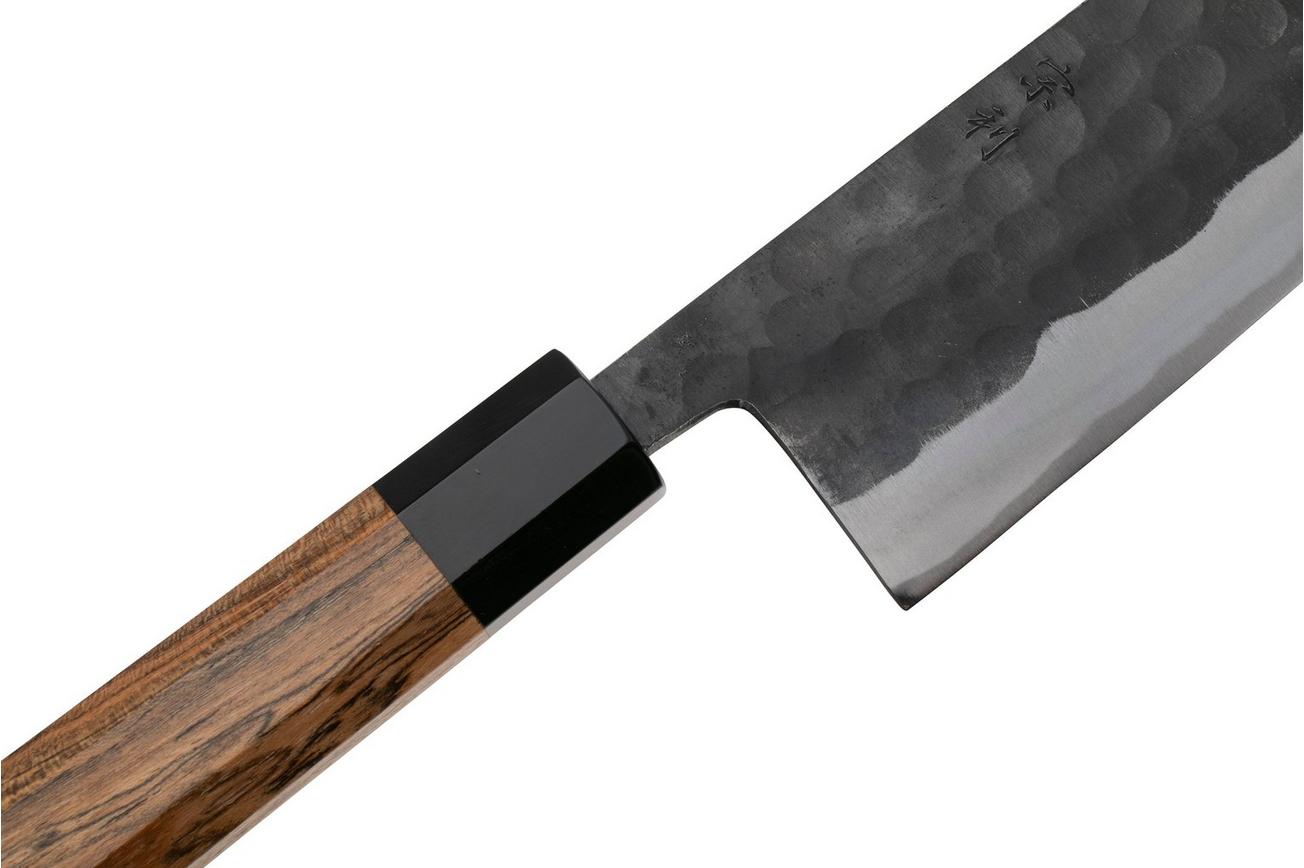 Munetoshi Black Hammer-Tone Gyuto, koksmes 24 cm