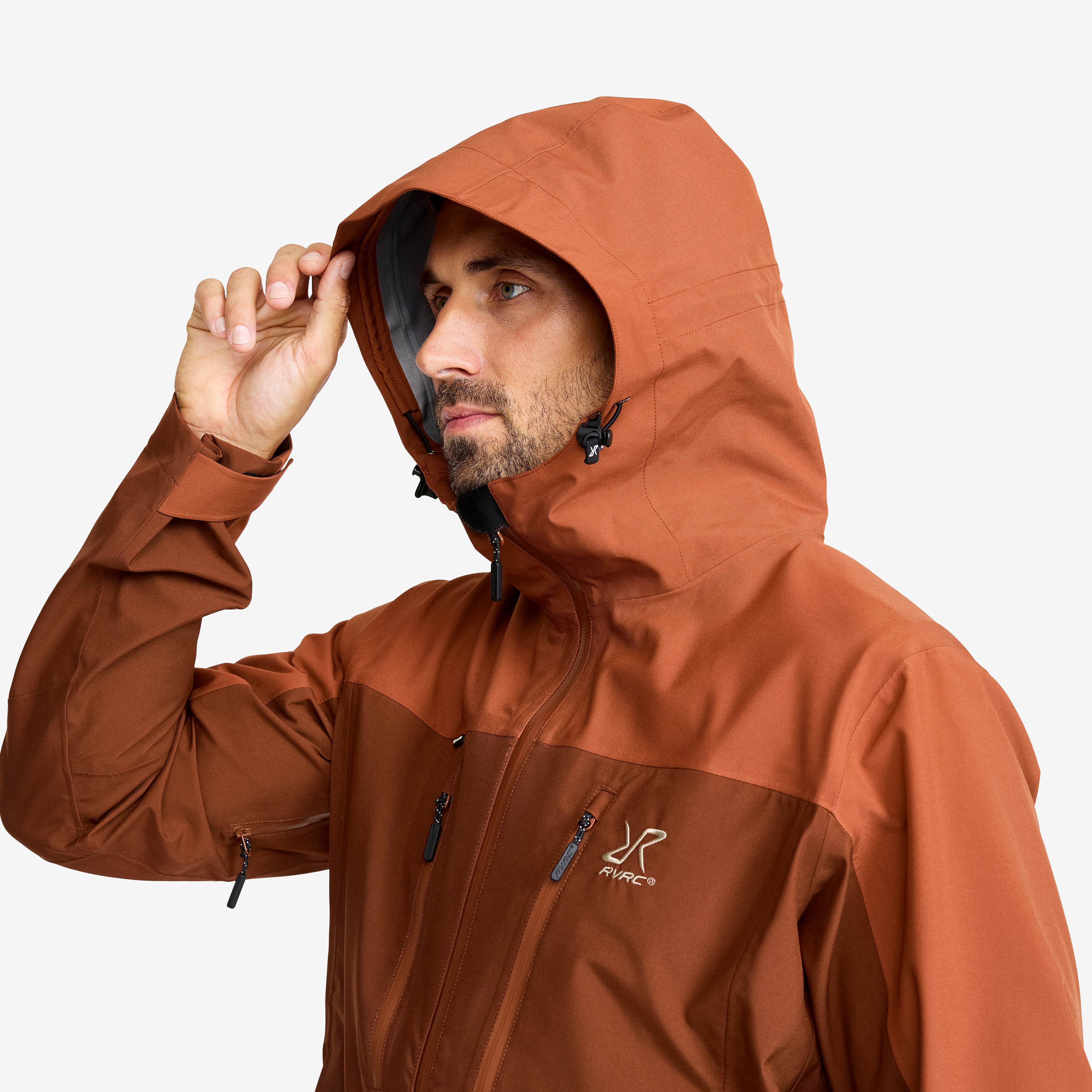 Silence Proshell 3L Jacket Herre Dusty Orange/Rusty Walnut