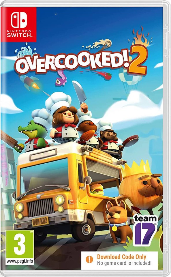Overcooked! 2 (Code in a box)- Nintendo Switch