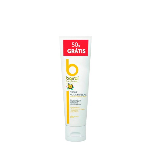 Barral BabyProtect Creme Muda Fraldas 100g   OFERTA 50g