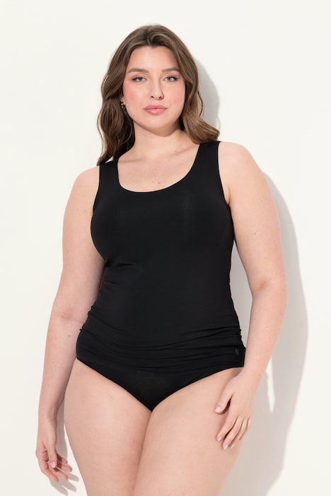Tanktop, Rundhals, ärmellos, Modalmischung