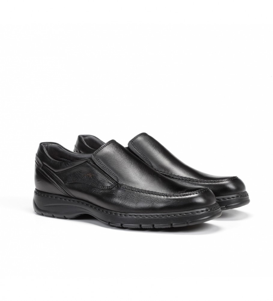 Sapatos de couro Fluchos 9144 Crono Preto