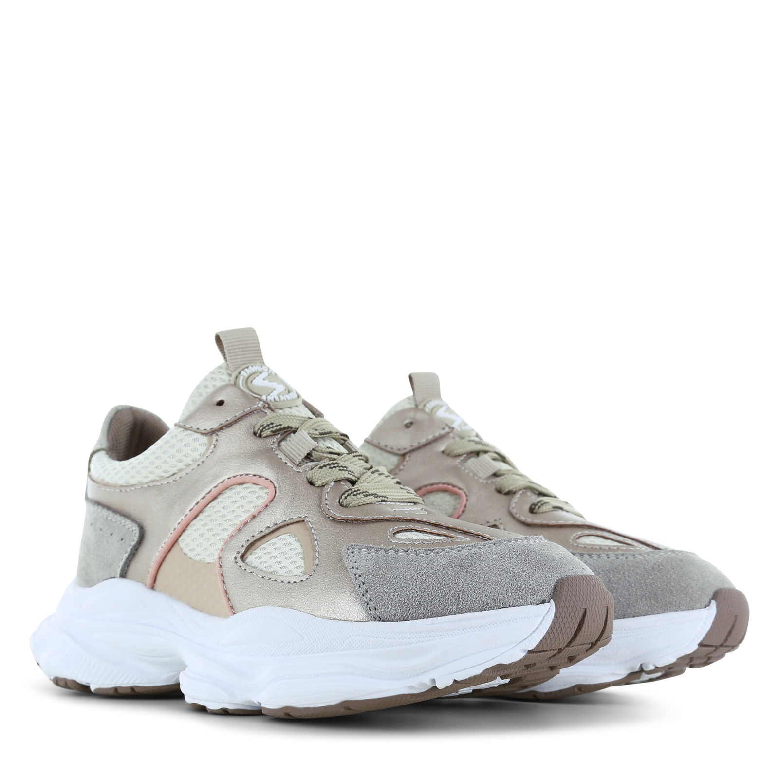 Shoesme champagnerfarbener Sneaker