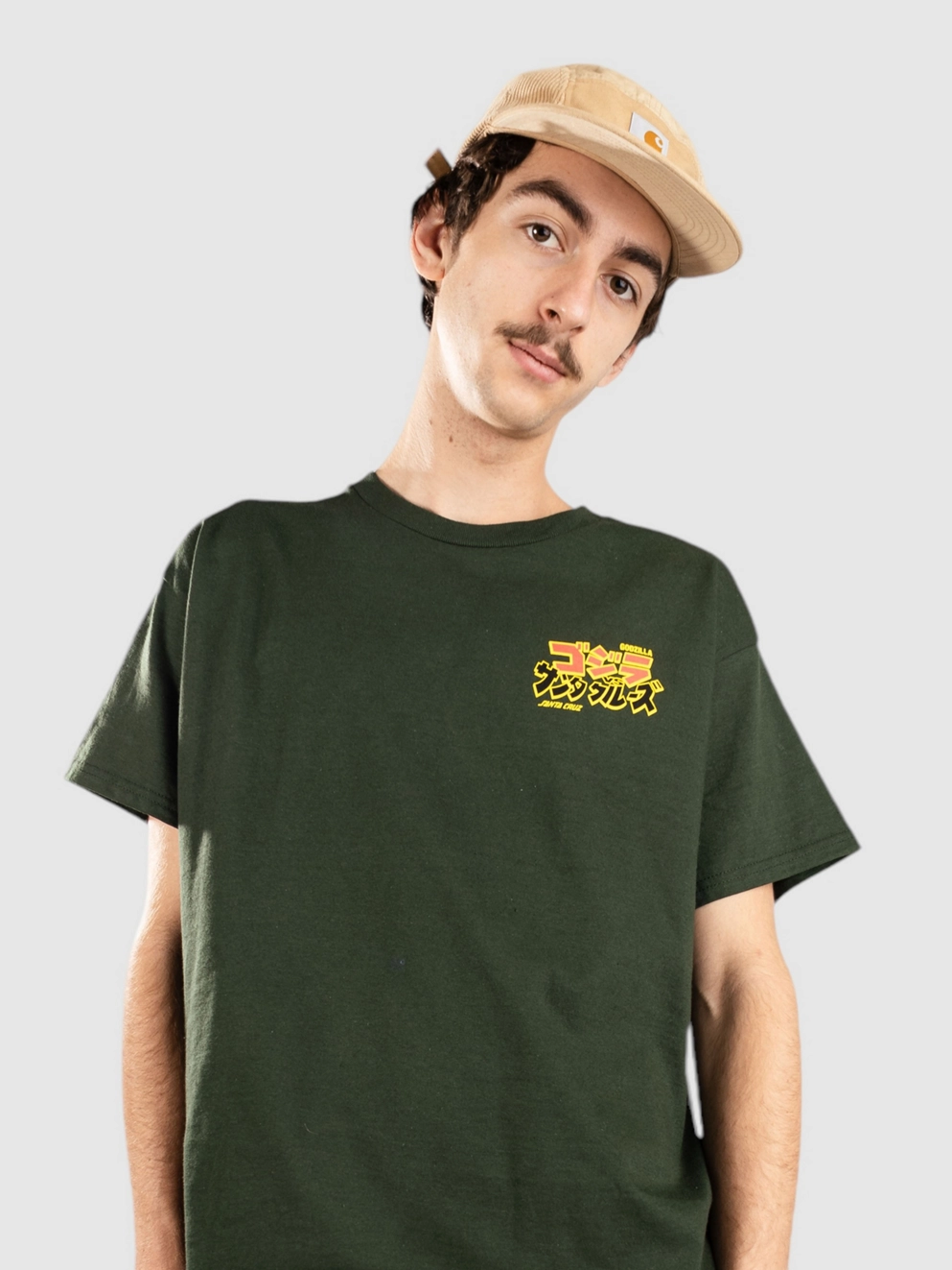 Santa Cruz X Godzilla Natas Mothra T-Shirt forest
