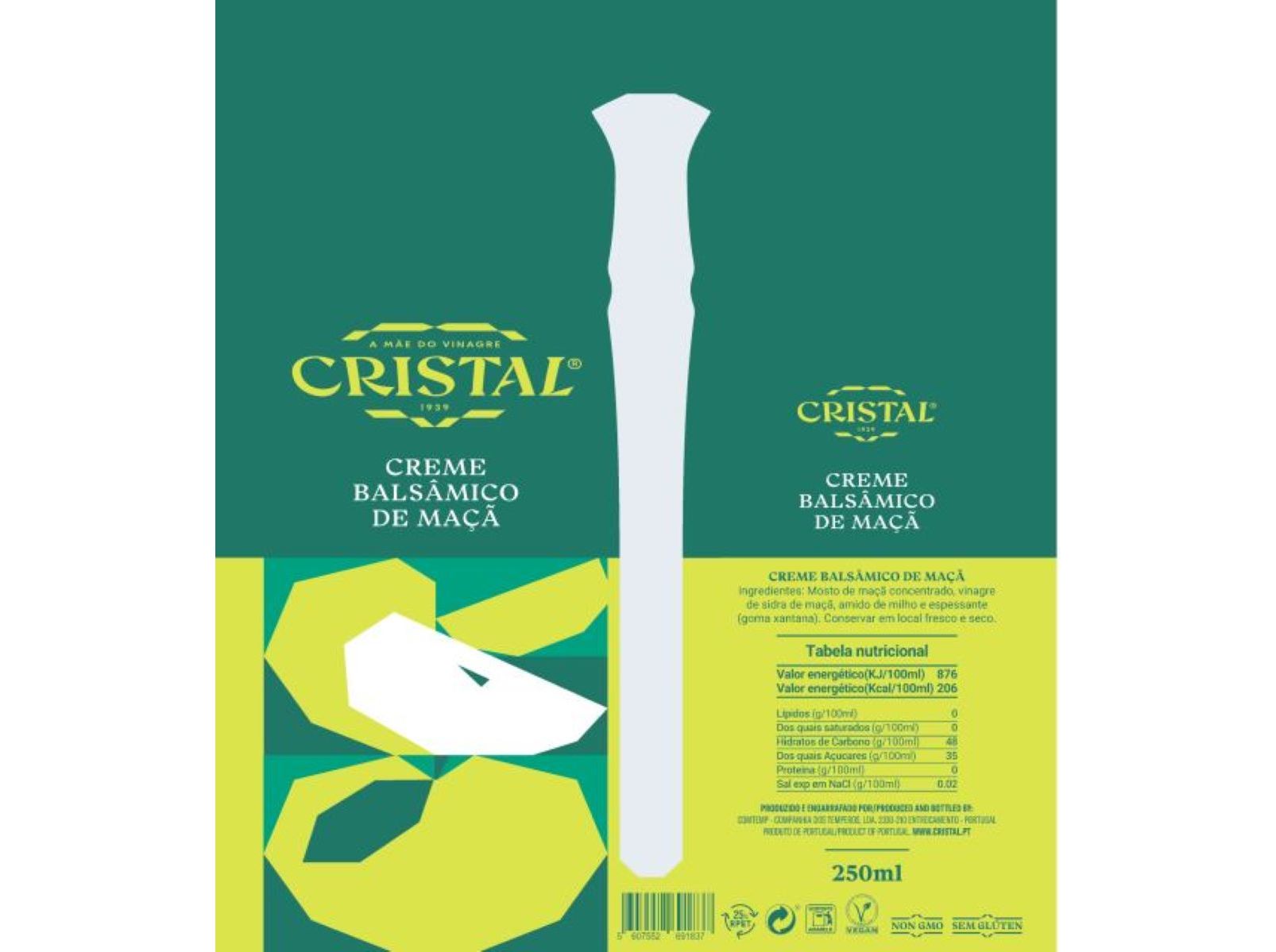 CREME BALSÂMICO CRISTAL DE MAÇÃ 250ML