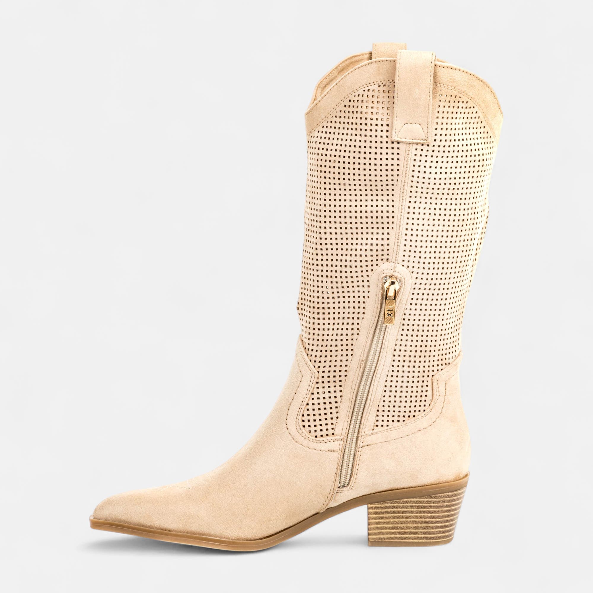 Bottes à talon Femme beige