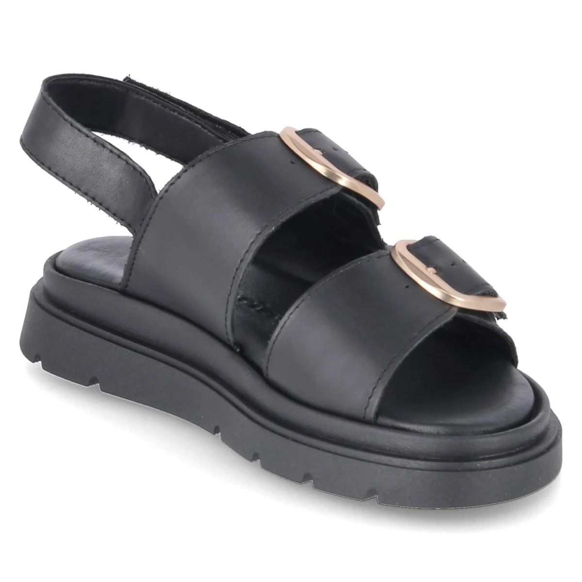 TamarisSandalen - BLACK LEATHER