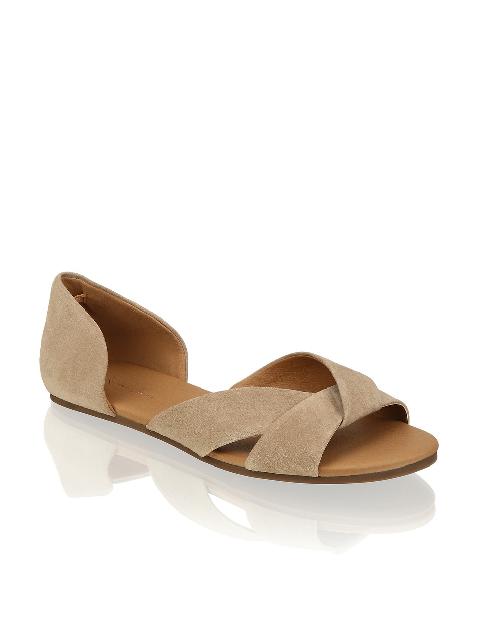 Veloursleder Klassische Sandalen