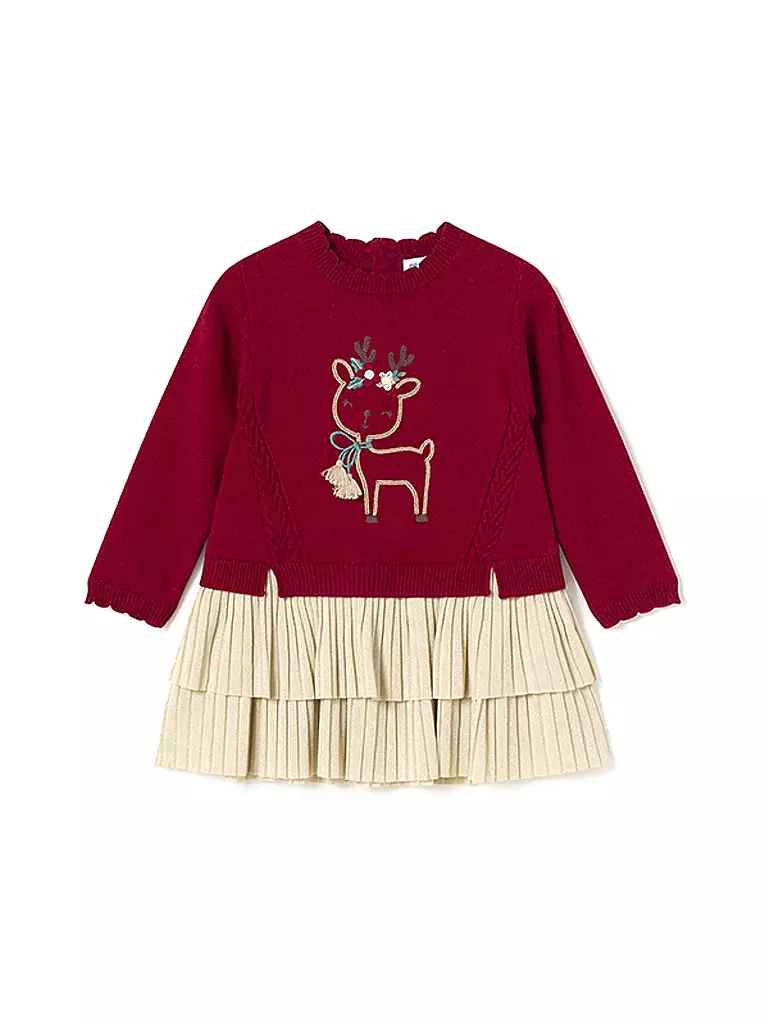 MAYORAL Baby Set Kleid und Pullover rot