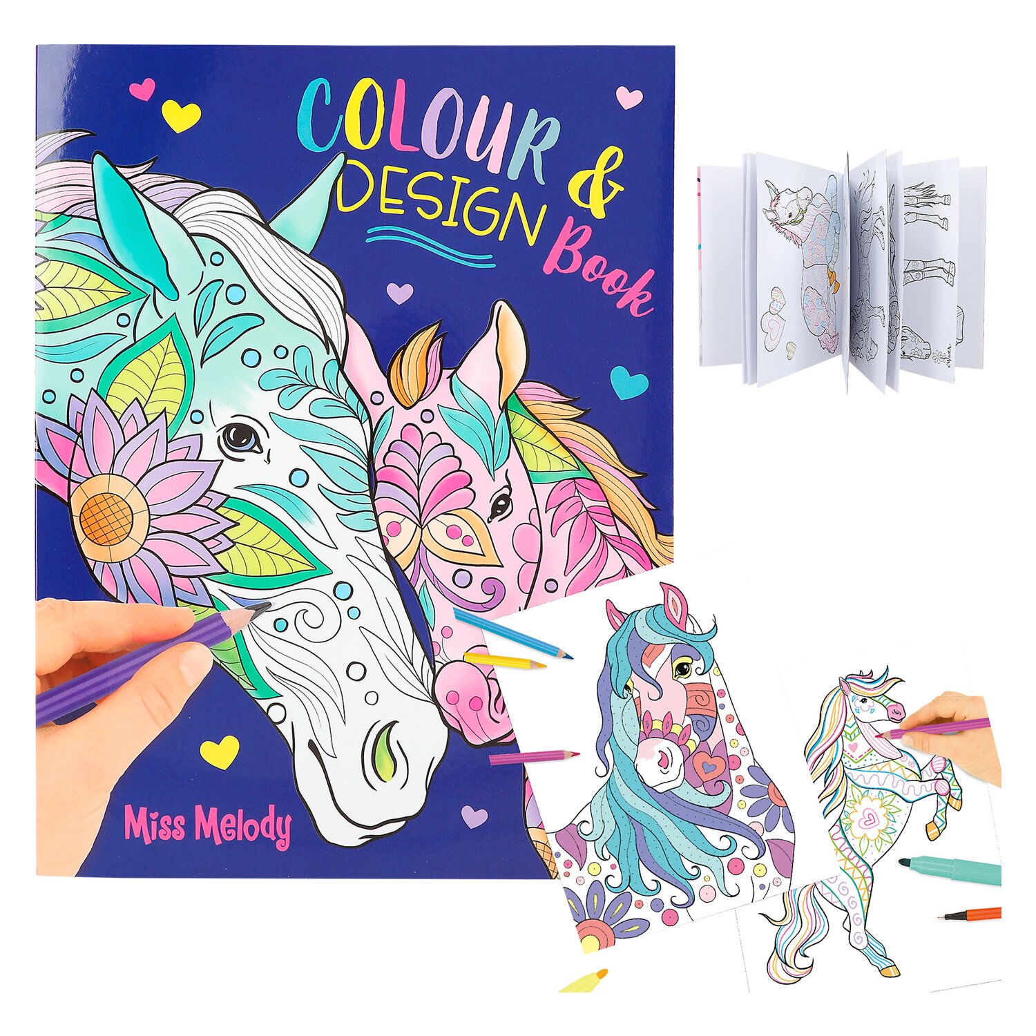 Miss Melody Malbuch Colour and Design