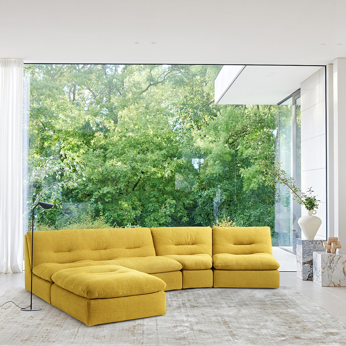 AM.PM<br>Canto modular em tecido mesclado, Giuliano