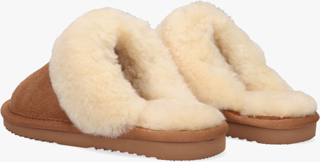 WARMBAT cognac warmbat pantoffels flurry kids